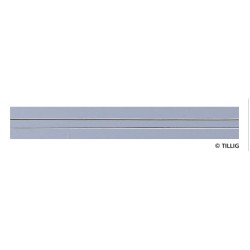 Tillig AKTION 87502 - Straßenbahn Gleis gerade einspurig 316,8 mm - Asphalt/Betonstruktur