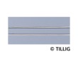 Tillig AKTION 87512 - Straßenbahn Gleis gerade einspurig 105,6 mm - Asphalt/Betonstruktur Tillig AKTION 87512 - Straßenbahn Gleis gerade einspurig 105,6 mm - Asphalt/Betonstruktur