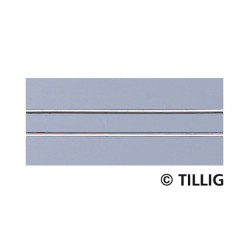 Tillig AKTION 87512 - Straßenbahn Gleis gerade einspurig 105,6 mm - Asphalt/Betonstruktur